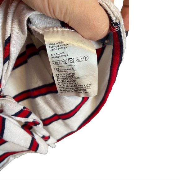 H&M Stripe Crop Tee - Picture 5 of 7